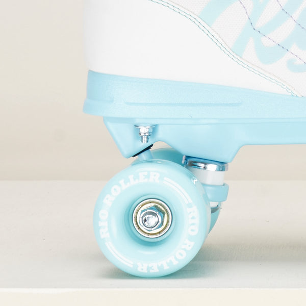 Rio Roller Lumina Quad Skates White / Blue Loco Skates