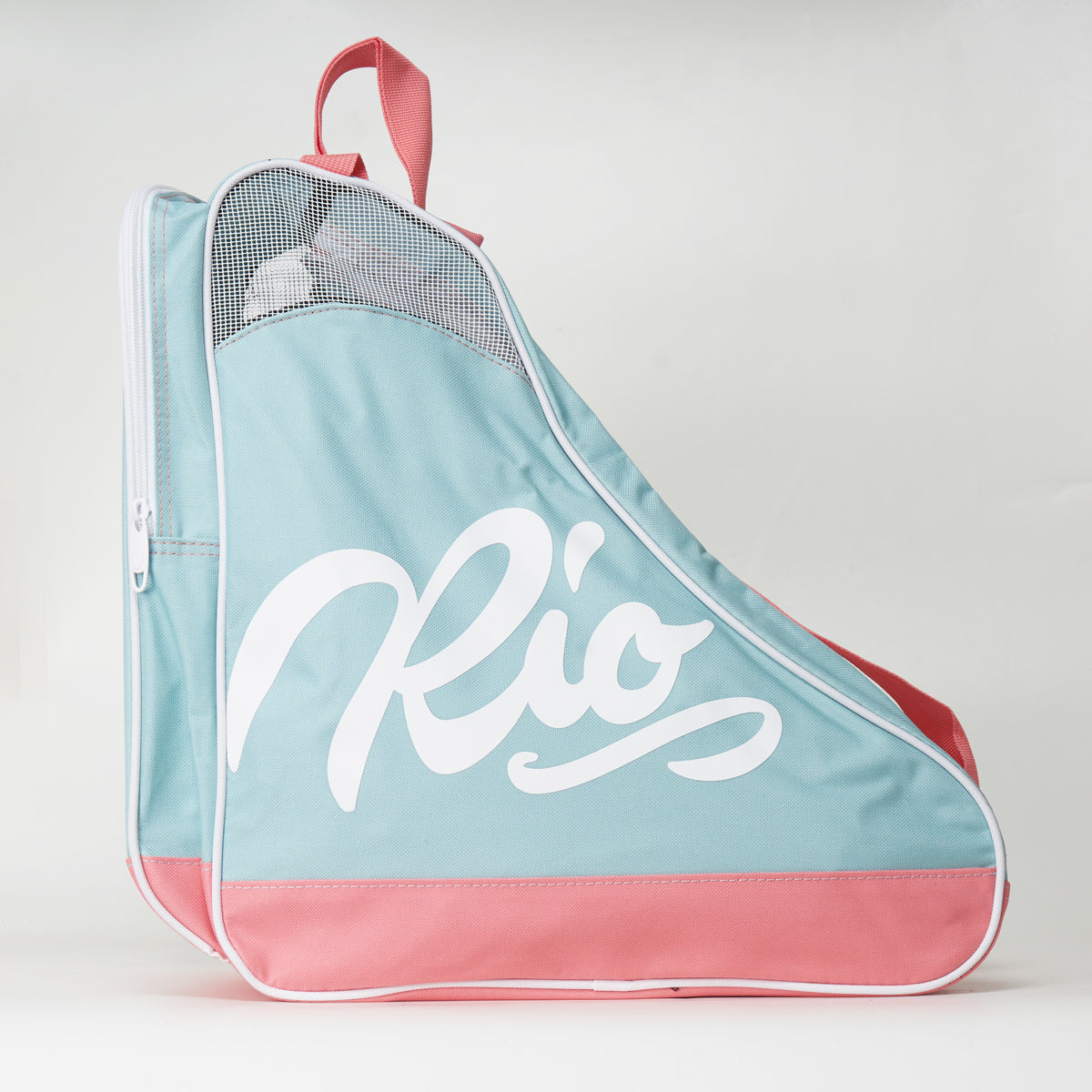 Rio Roller Script Skate Bag - Teal / Coral - Loco Skates