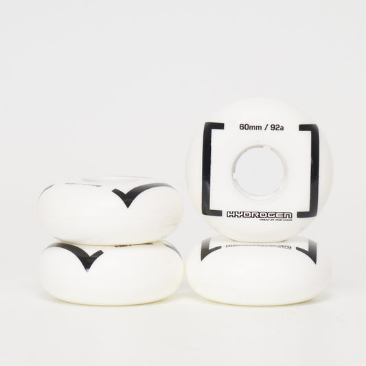 Rollerblade Hydrogen Street Wheels 60mm 92a White - (4 Pack)