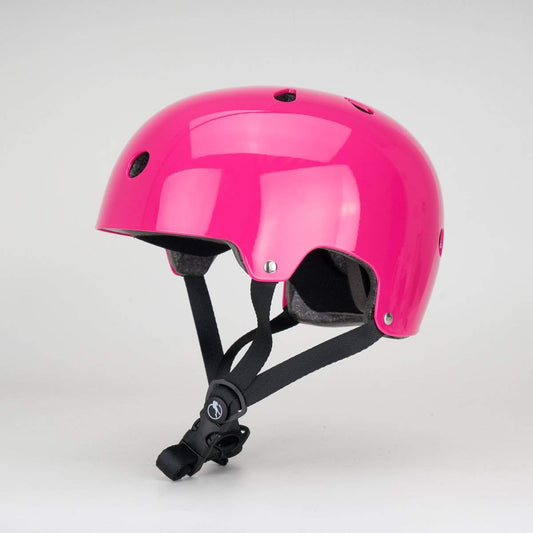 SFR Essentials Gloss Pink Fluro Safety Helmet-SFR-Aggressive Skate,Helmets,pink,Protective Gear,SFR