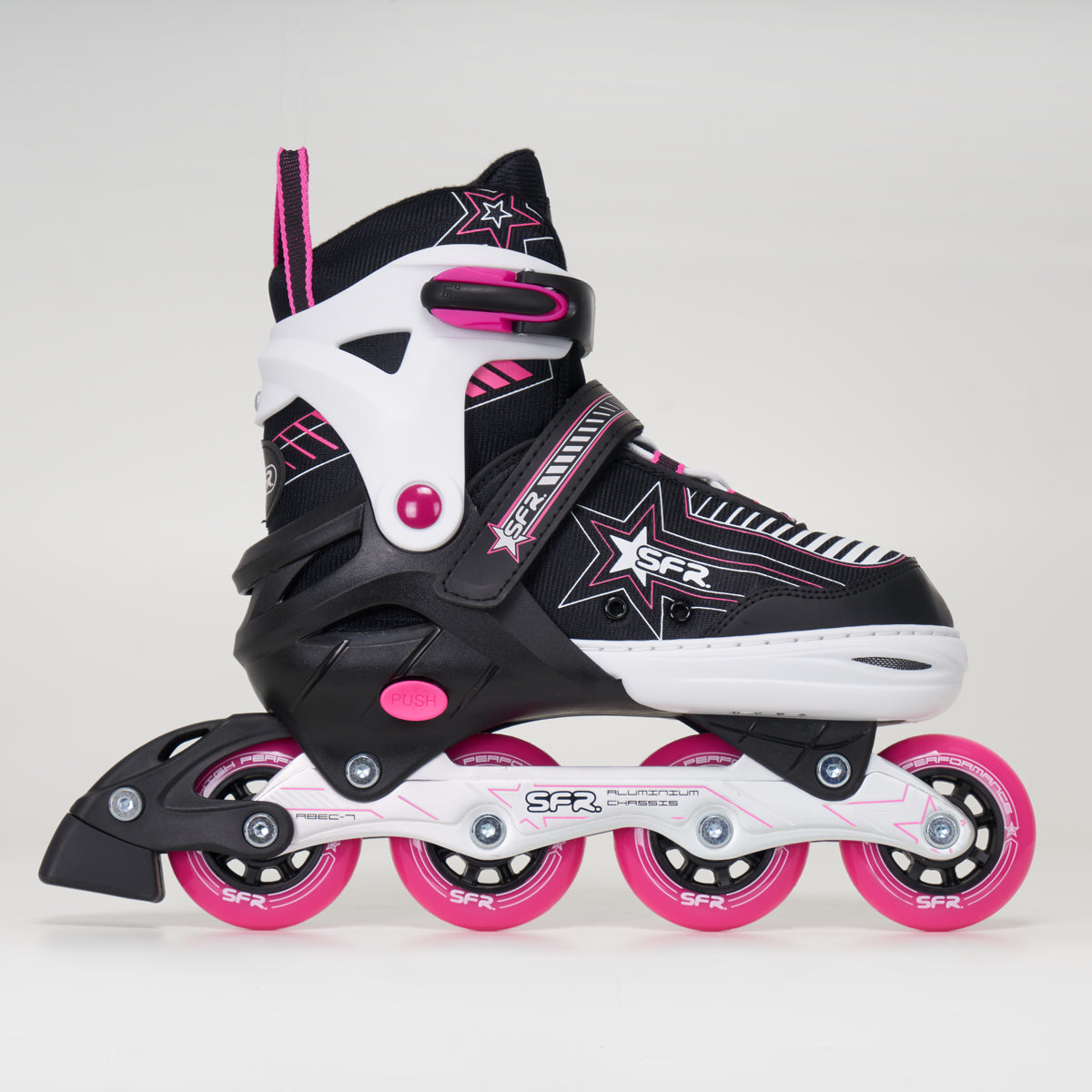 SFR Pulsar Junior Adjustable Pink Skates - Loco Skates