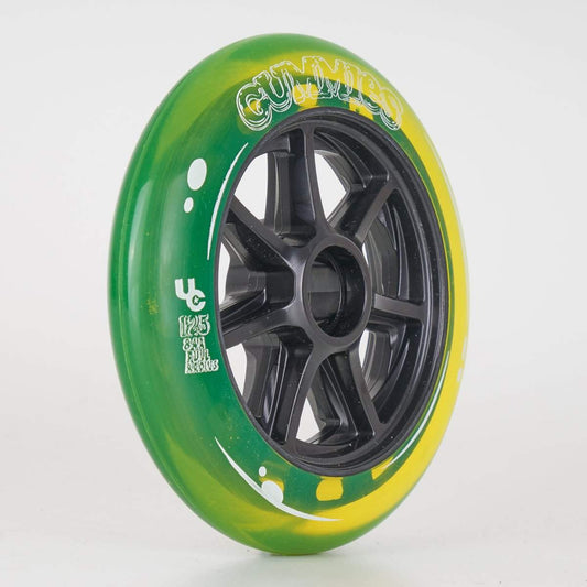 Undercover Gummies Wheels 125mm 84a - Yellow - Sold Individually-Undercover Wheels-125mm,atcUpsellCol:upsellwheels,yellow