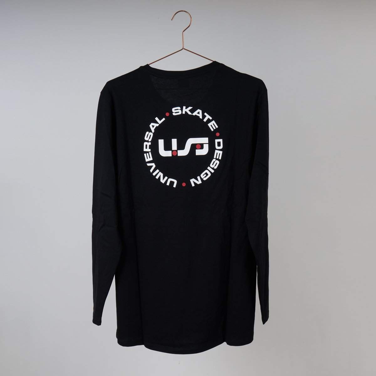 USD Heritage Longsleeve T-shirt - Black-USD-Aggressive Skate,black,Clothing,T-shirts