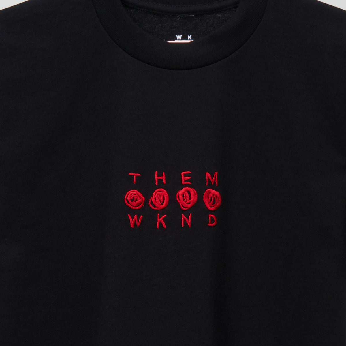 WKND Skateboards x THEM Skates Logo T-Shirt - Black