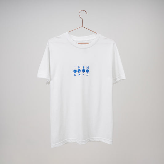 WKND Skateboards x THEM Skates Logo T-Shirt - White