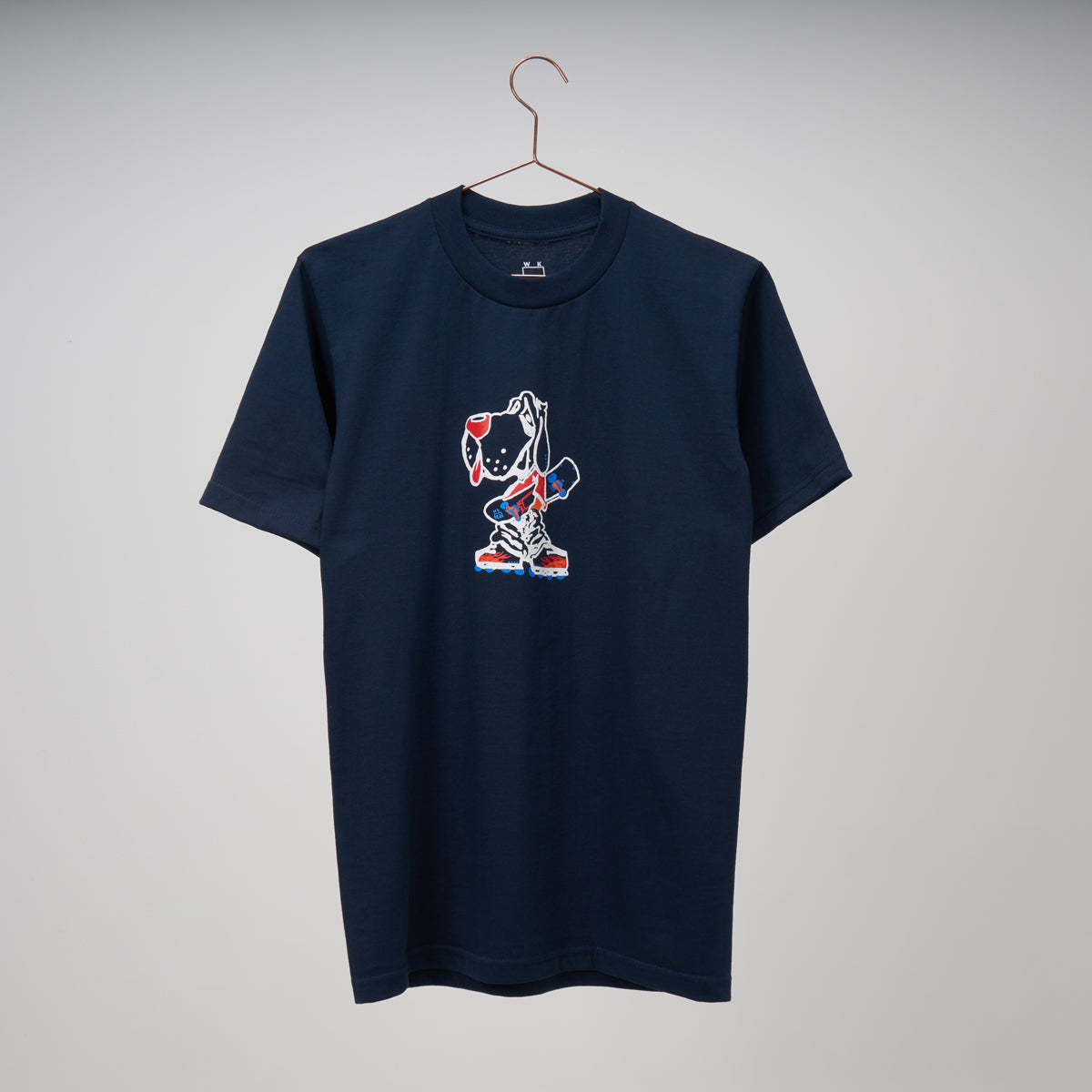 WKND Skateboards x THEM Skates Sk8 Dawg T-Shirt - Navy Blue