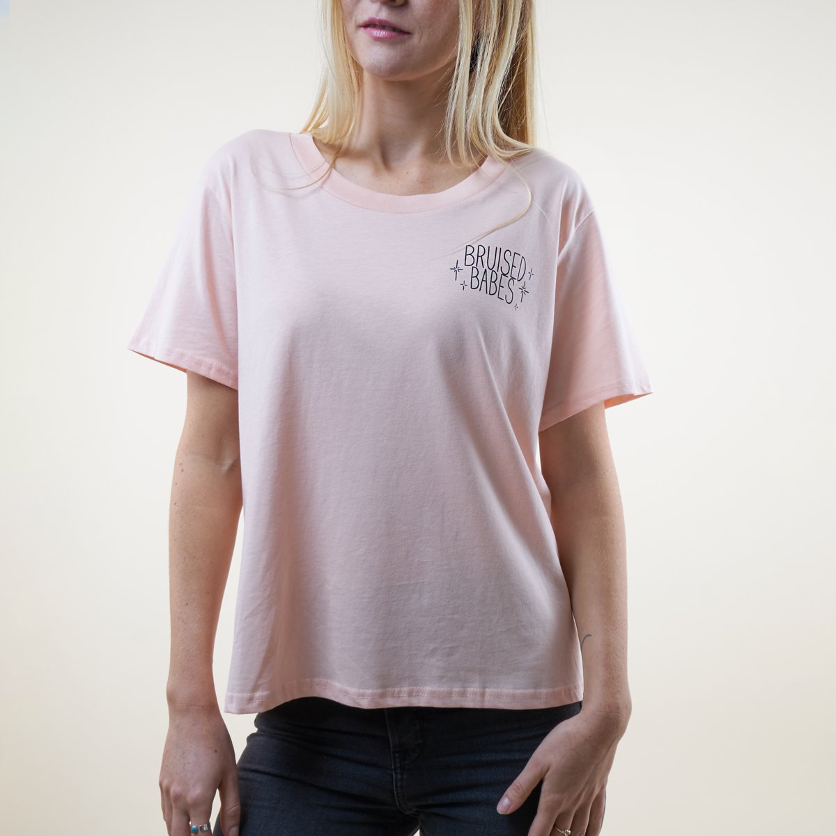 Paradise by Marawa 'Bruised Babes' Pink T shirt