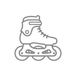 Three Wheel skates icon