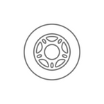 Inline Skate wheel icon