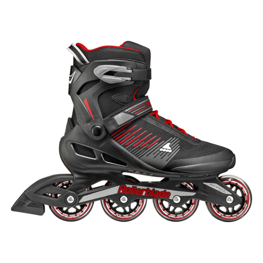 Rollerblade Zetrablade Men's Softboot Inline Skates - Black / Red