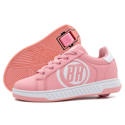 Breezy Rollers Classic - Walk & Roll Shoes (Pink)