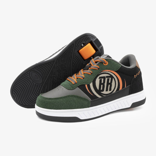 Breezy Rollers Hero 2 - Walk & Roll Shoes (Green)