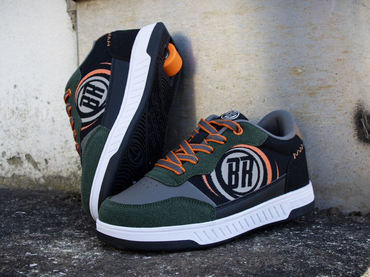 Breezy Rollers Hero 2 - Walk & Roll Shoes (Green)