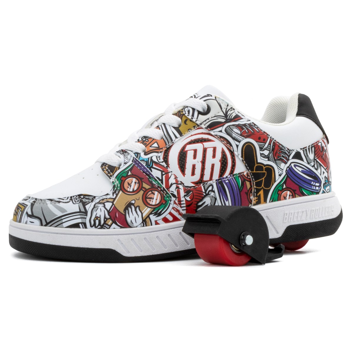 Breezy Rollers Groovy Cartoon - Walk & Roll Shoes