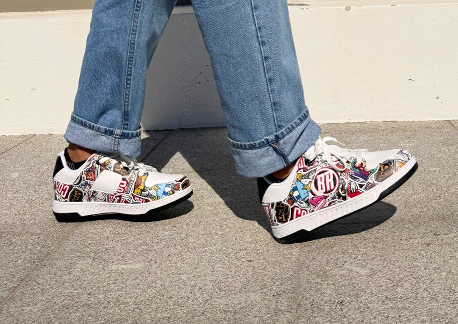 Breezy Rollers Groovy Cartoon - Walk & Roll Shoes