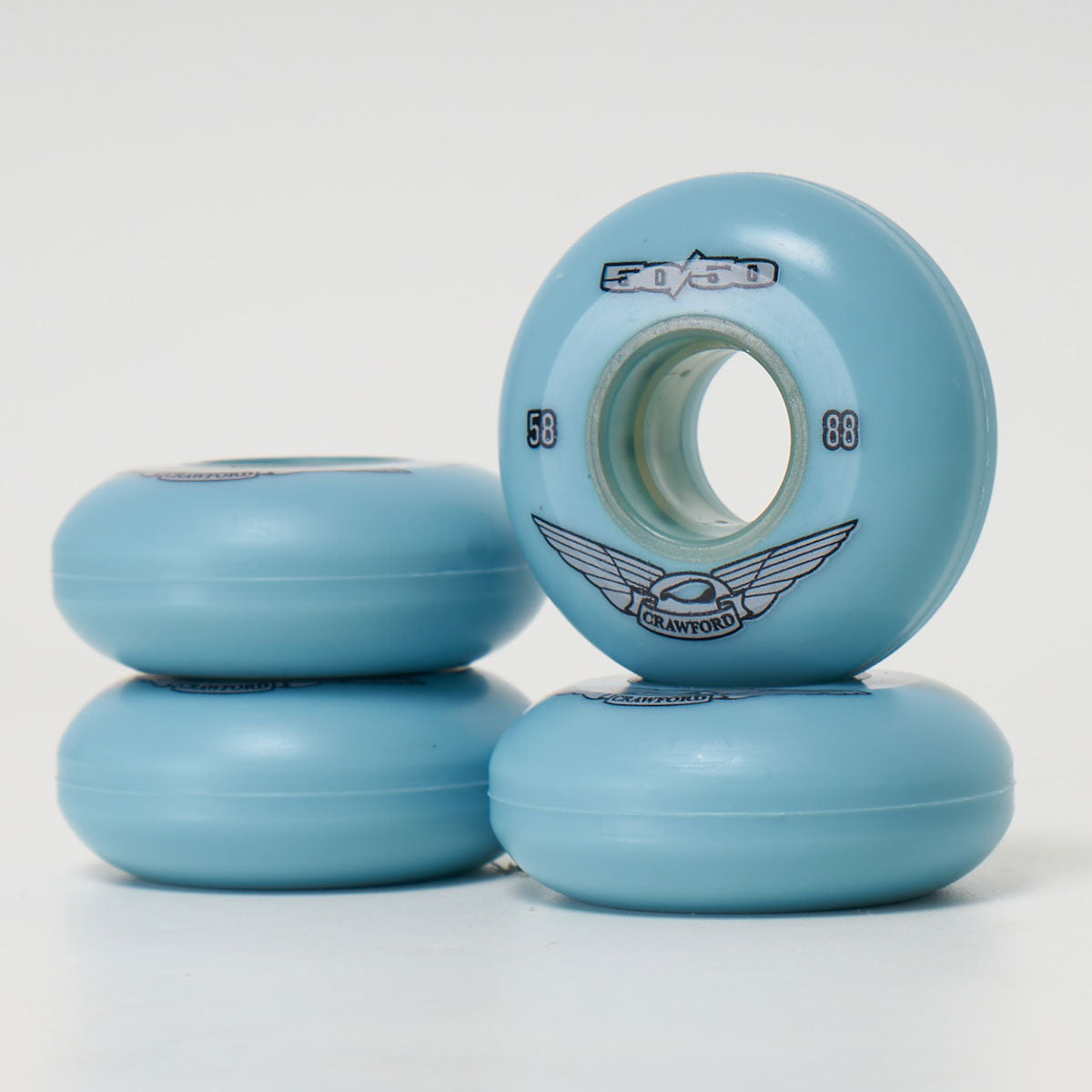 Fifty - 50 Scott Crawford Pro 58mm 88a Wheels - Blue