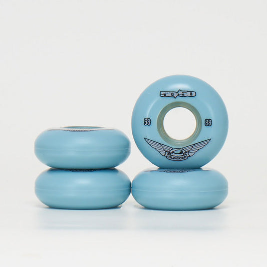 Fifty - 50 Scott Crawford Pro 58mm 88a Wheels - Blue