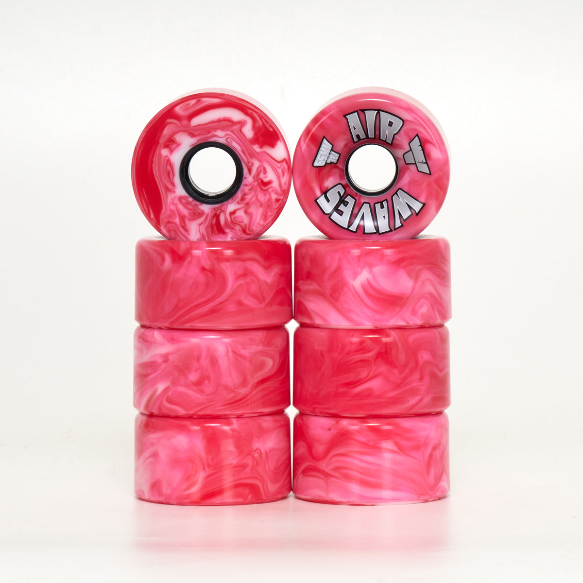 Airwaves 65mm/78a Wheels - Red/White Marble