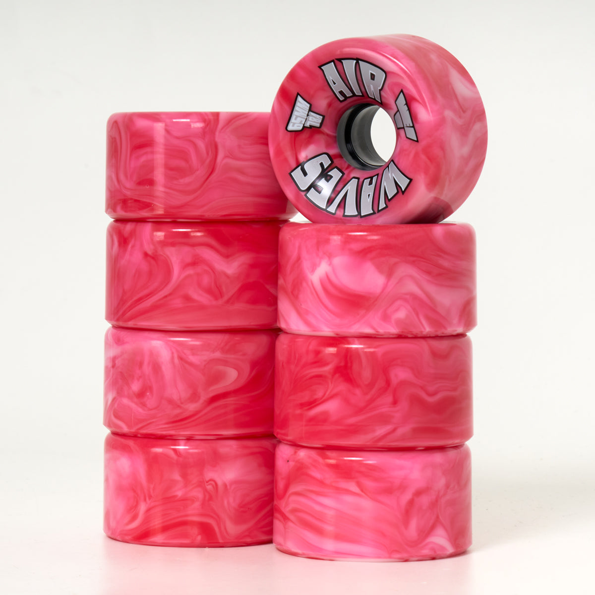 Airwaves 65mm/78a Wheels - Red/White Marble