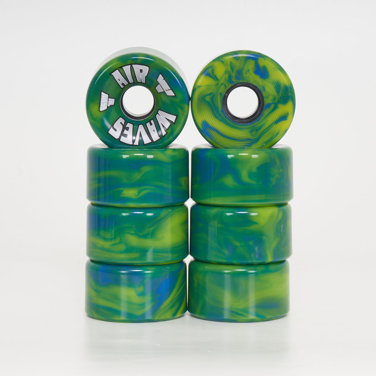 Airwaves - Green & Blue Swirl
