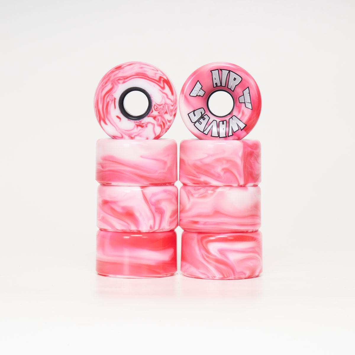Airwaves 65mm/78a Wheels - Red/White Marble