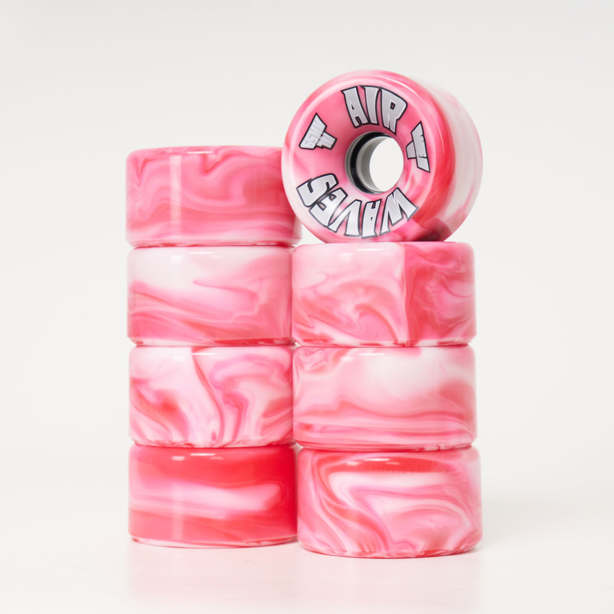 Airwaves 65mm/78a Wheels - Red/White Marble