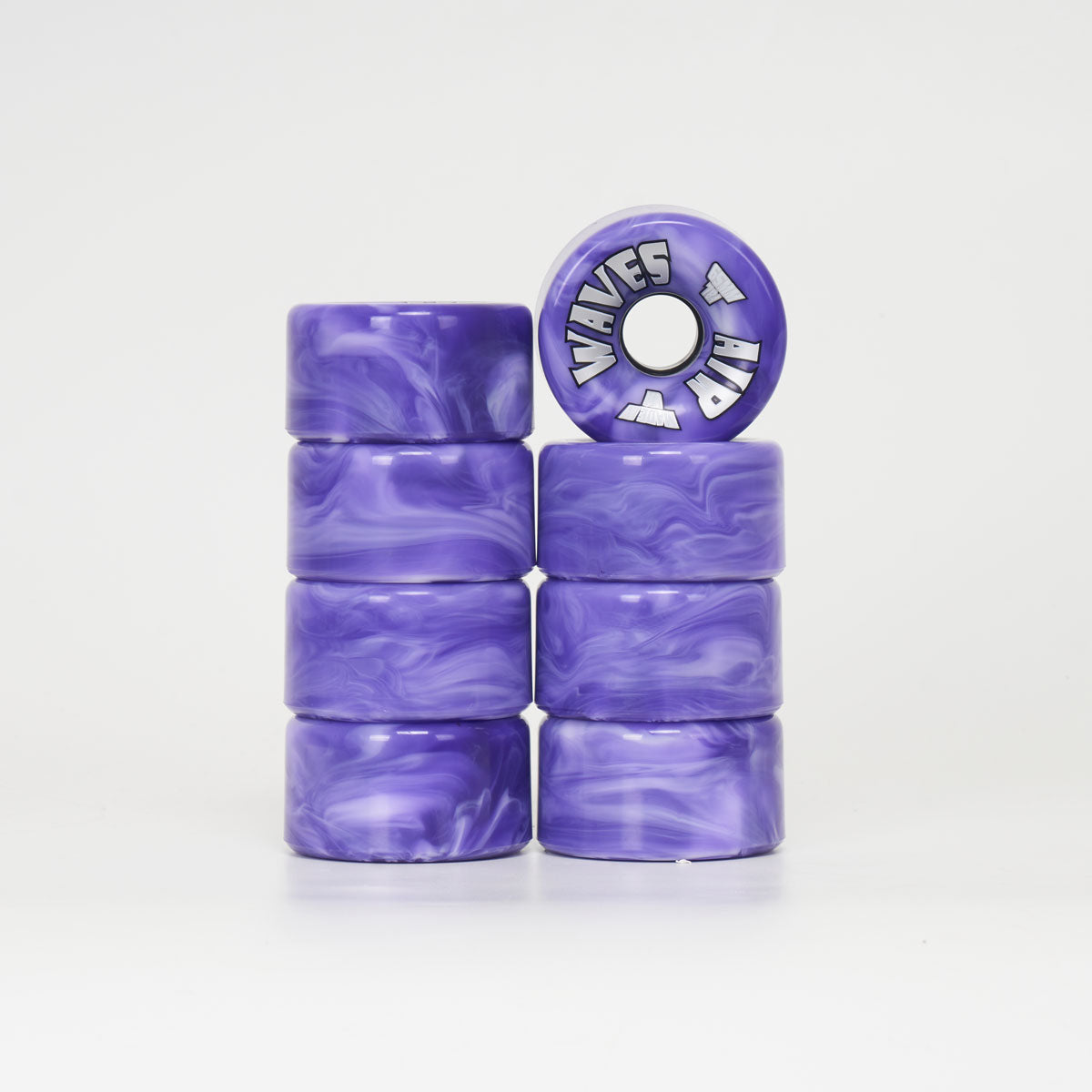 Airwaves - Purple & White Swirl