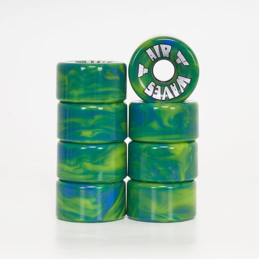 Airwaves - Green & Blue Swirl