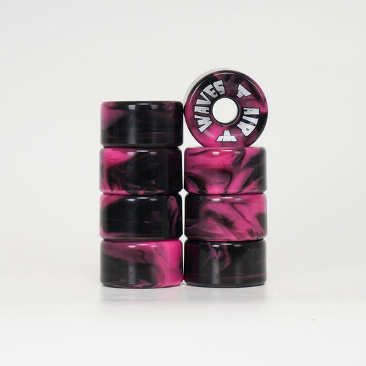 Airwaves 65mm/78a Wheels - Pink/Black Marble