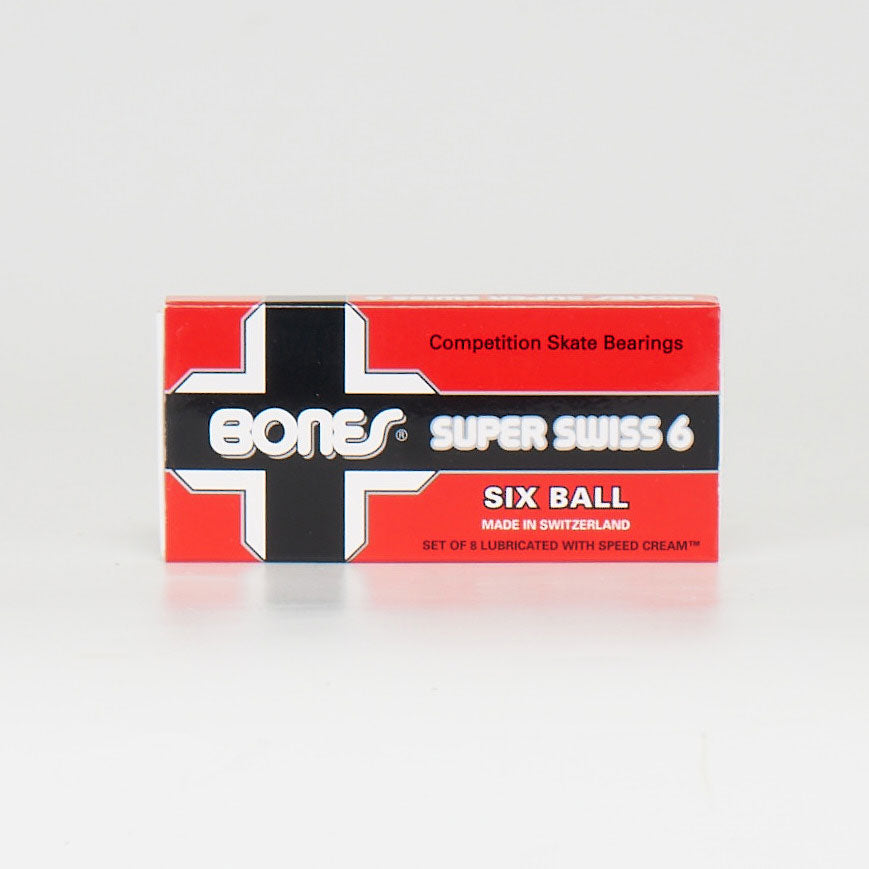 Bones Super Swiss 6 Ball Bearings - 8 Set