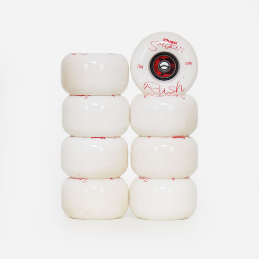 Chaya Sugar-Rush 59mm/92a Wheels and Bearings - Red (8-set)