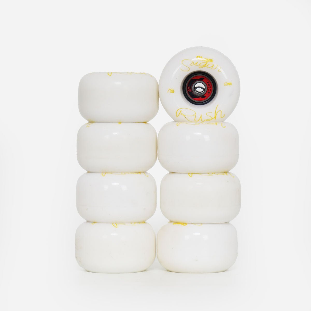 Chaya Sugar-Rush 59mm/92a Wheels and Bearings - Yellow (8-set)