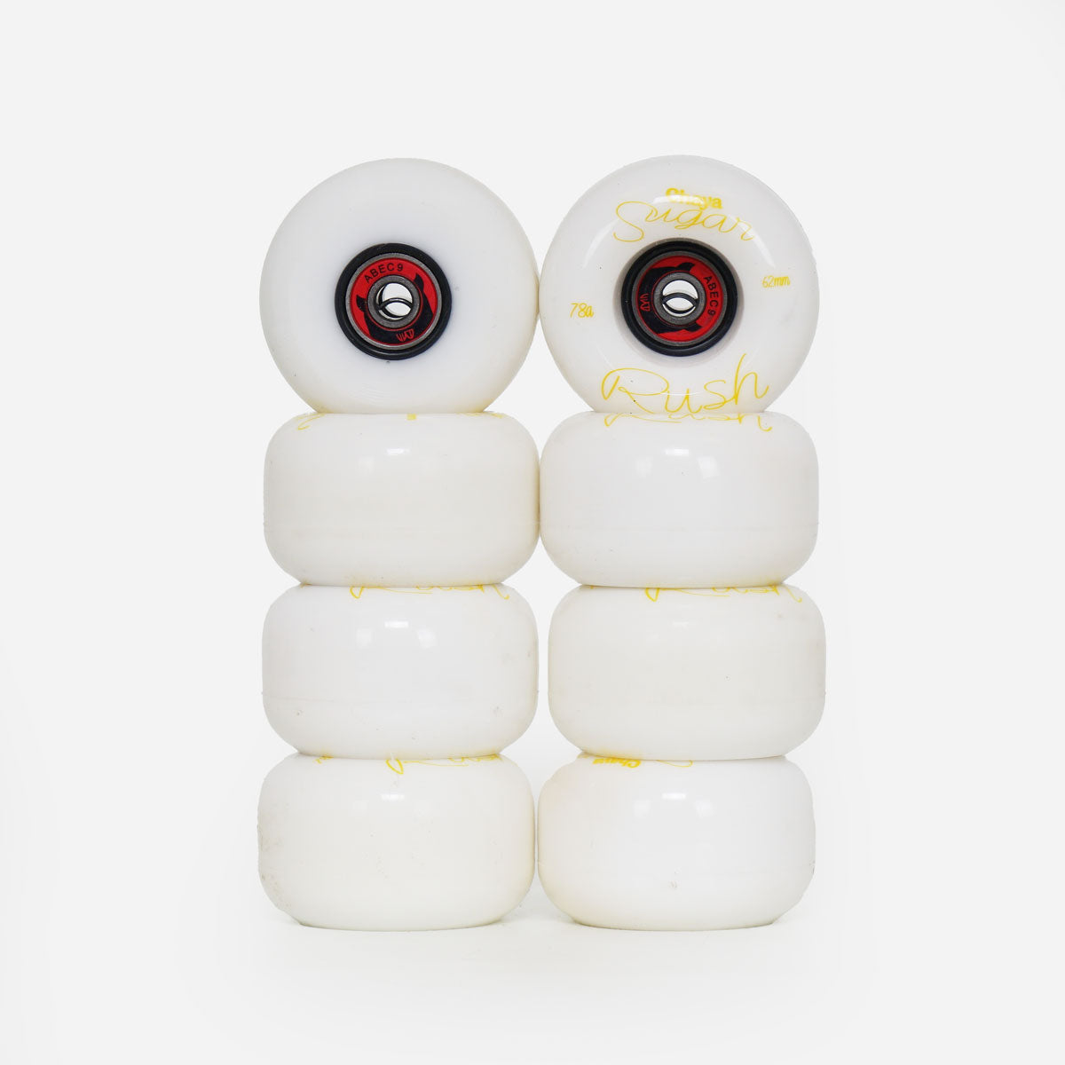 Chaya Sugar-Rush 59mm/92a Wheels and Bearings - Yellow (8-set)