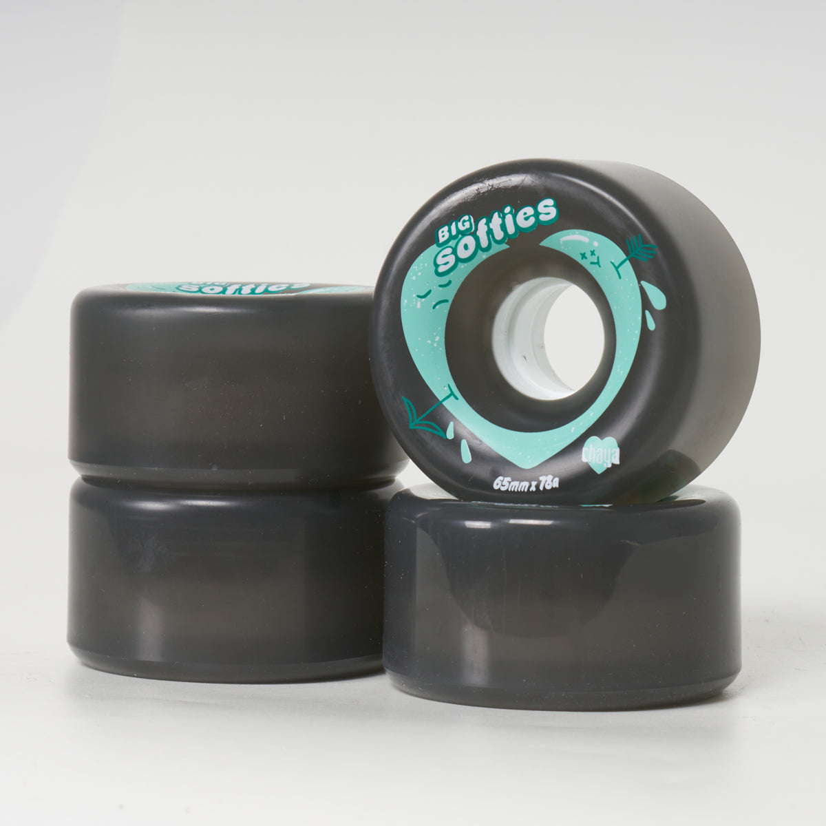 Chaya Big Softies 65mm/78A - Clear Black