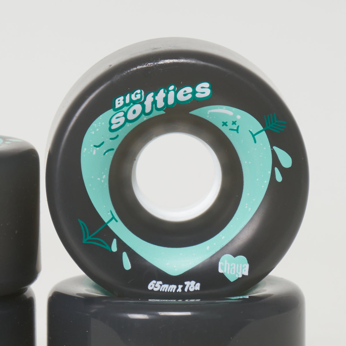 Chaya Big Softies 65mm/78A - Clear Black
