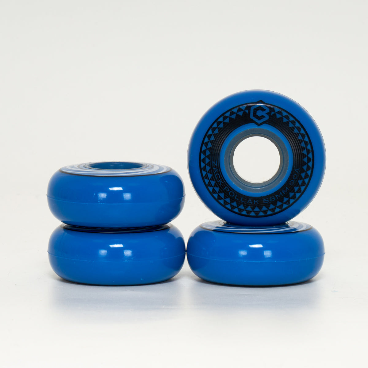Chroma Zack Pollak 58mm 90a Wheels - Blue (4-Set)