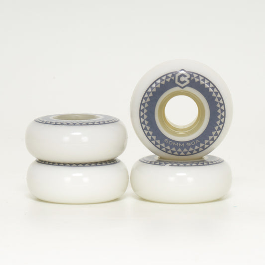 Chroma Team 60mm 90a Wheels - White (4-Set)