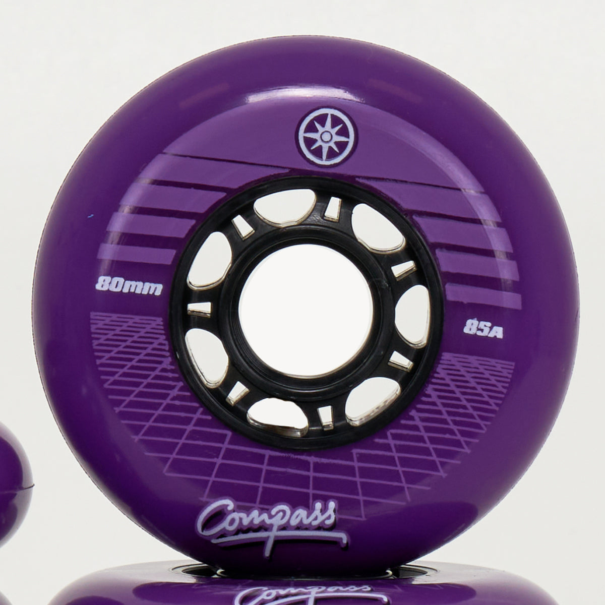 Compass Synthwave 80mm Wheels - Purple (8-Set)