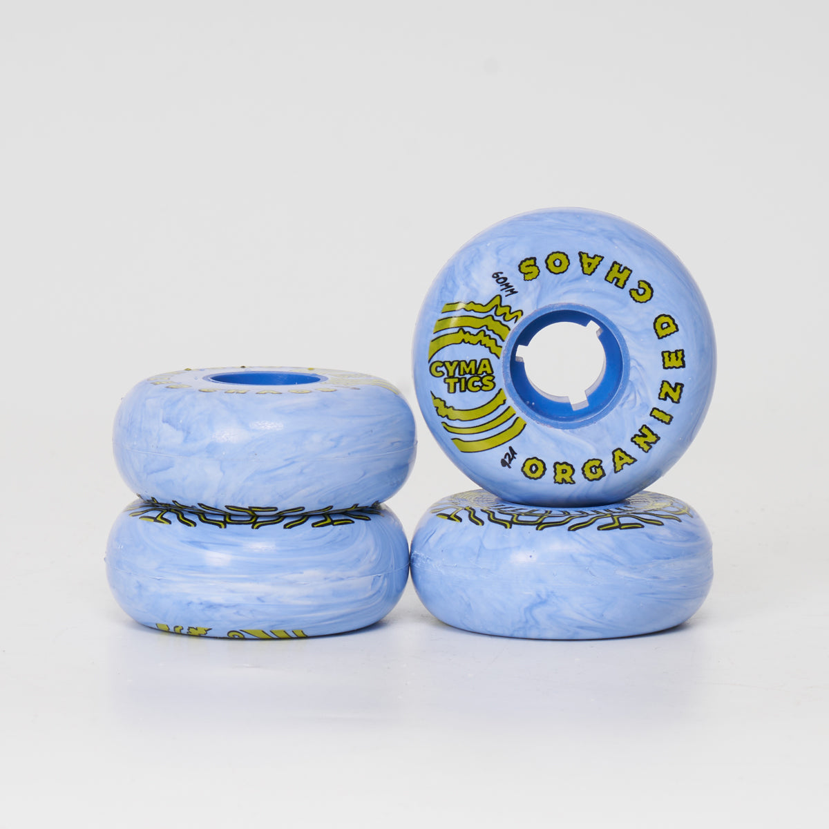 Cymatics Team 60mm 92a Wheels - Purple Marble