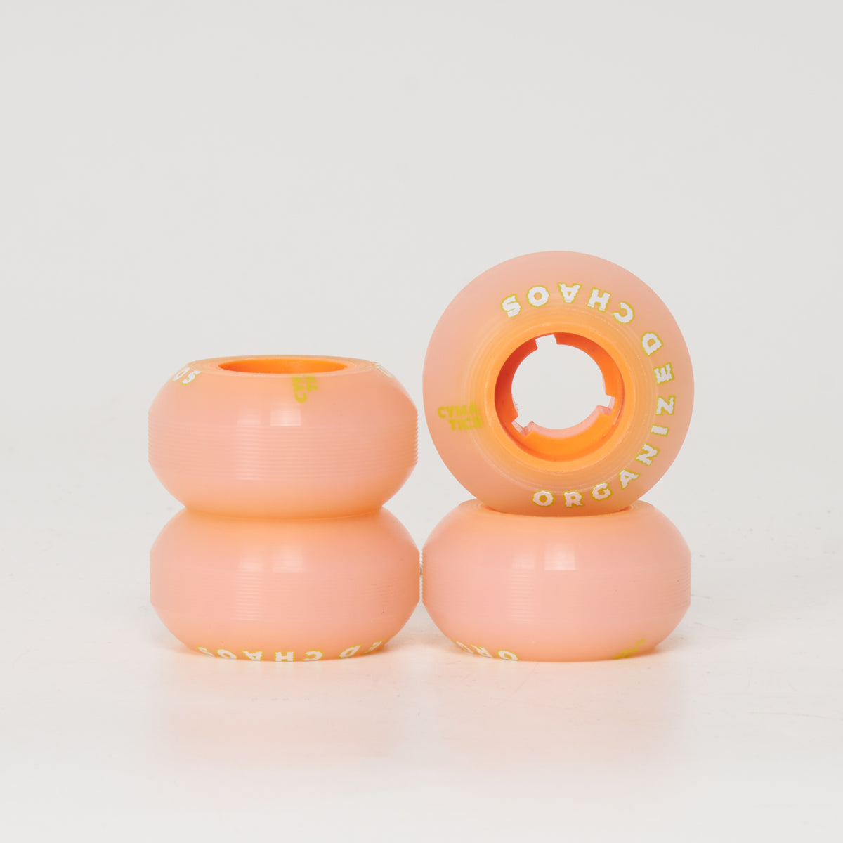 Cymatics 46mm Anti-Rocker Wheels - Peach – Loco Skates
