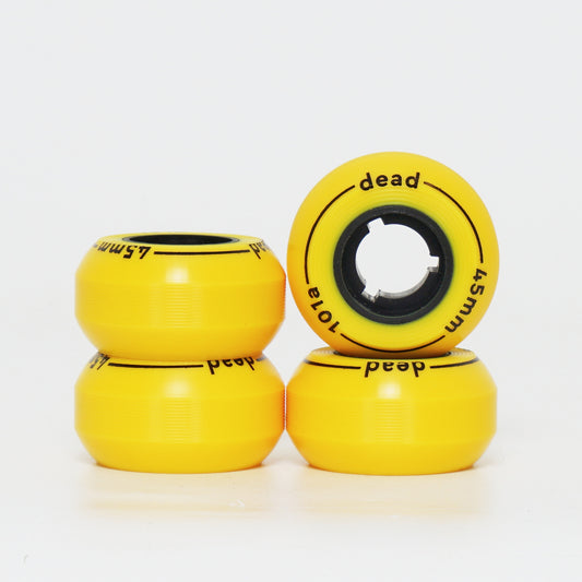 Dead Yellow 45mm Anti Rocker Wheels