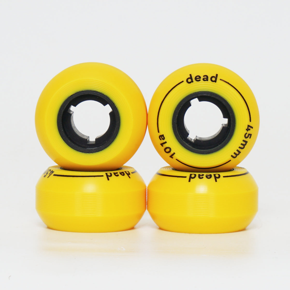 Dead Yellow 45mm Anti Rocker Wheels