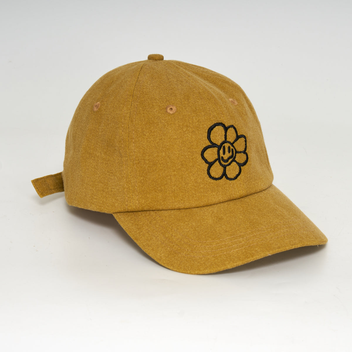 Dream Daisy Dad Hat - Mustard