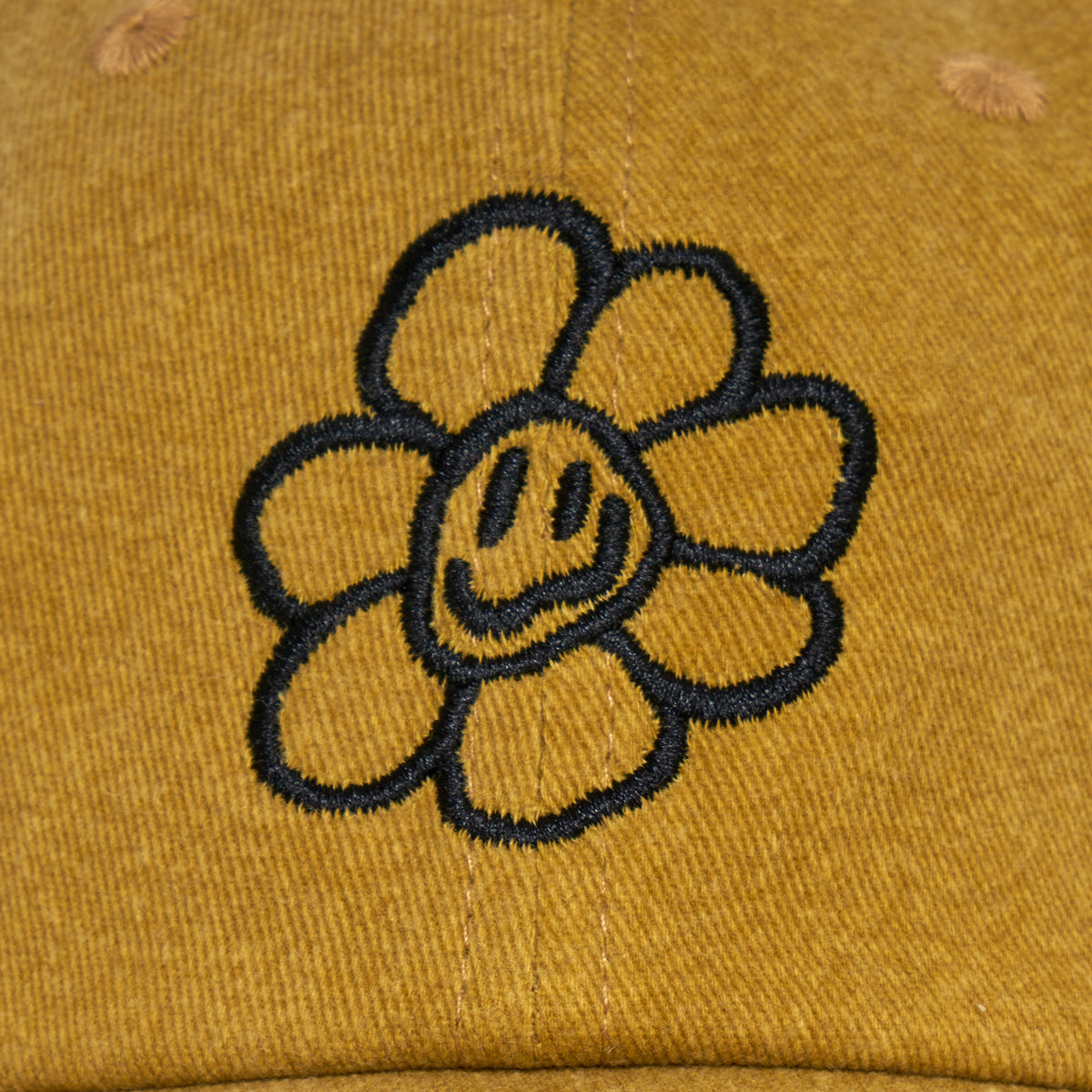 Dream Daisy Dad Hat - Mustard