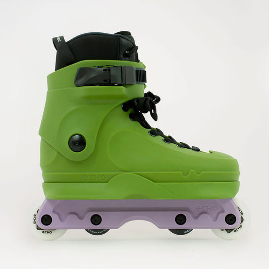 Echo Verve Aggressive Skates - Green / Purple