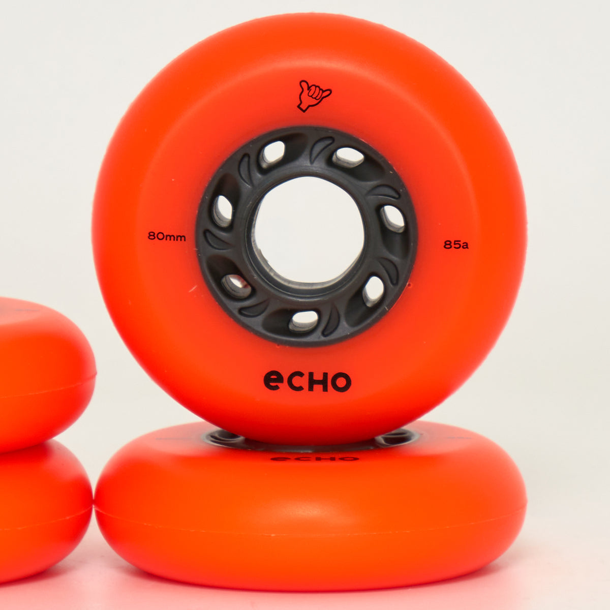Echo Drift 80mm Wheels - Orange (4-Set)