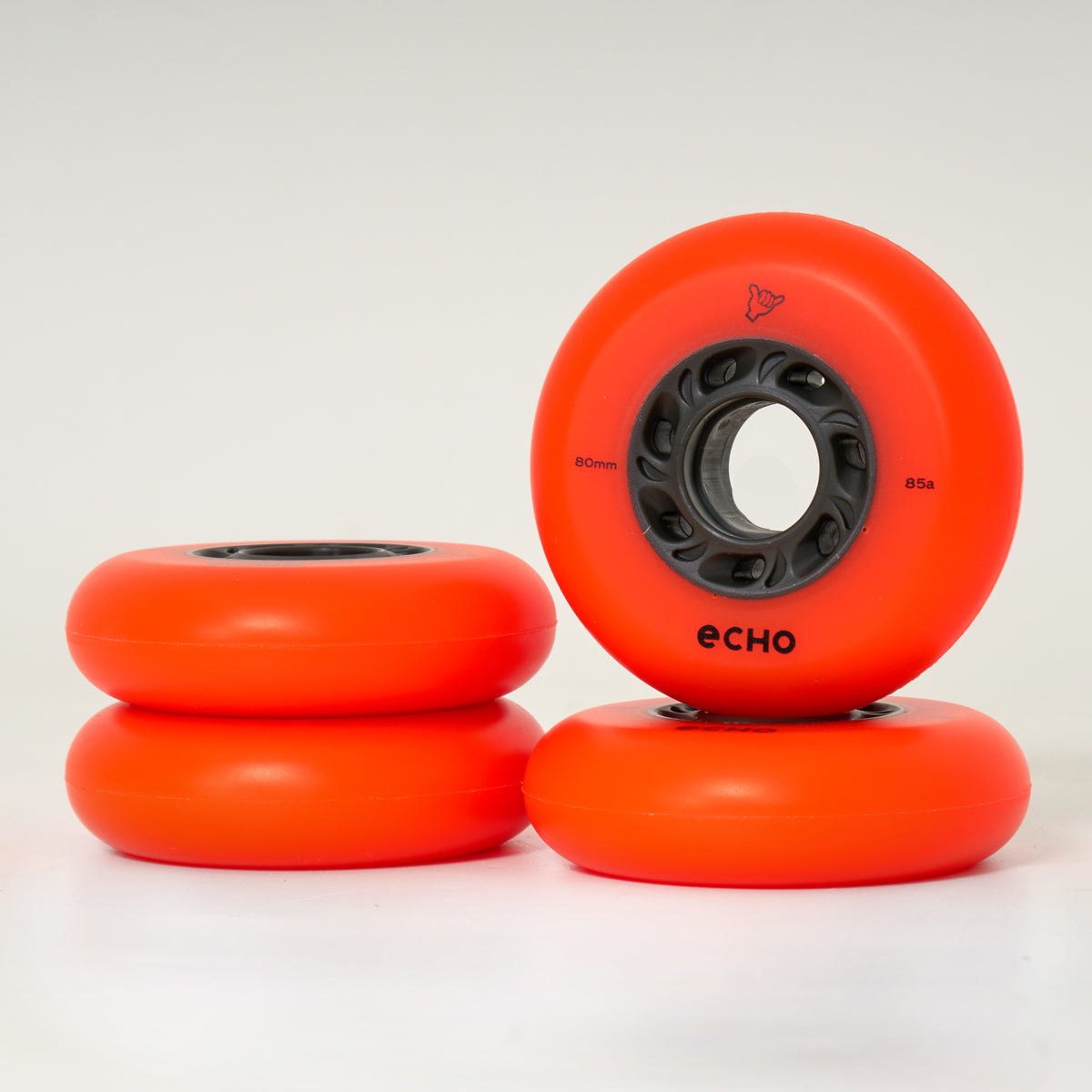 Echo Drift 80mm Wheels - Orange (4-Set)