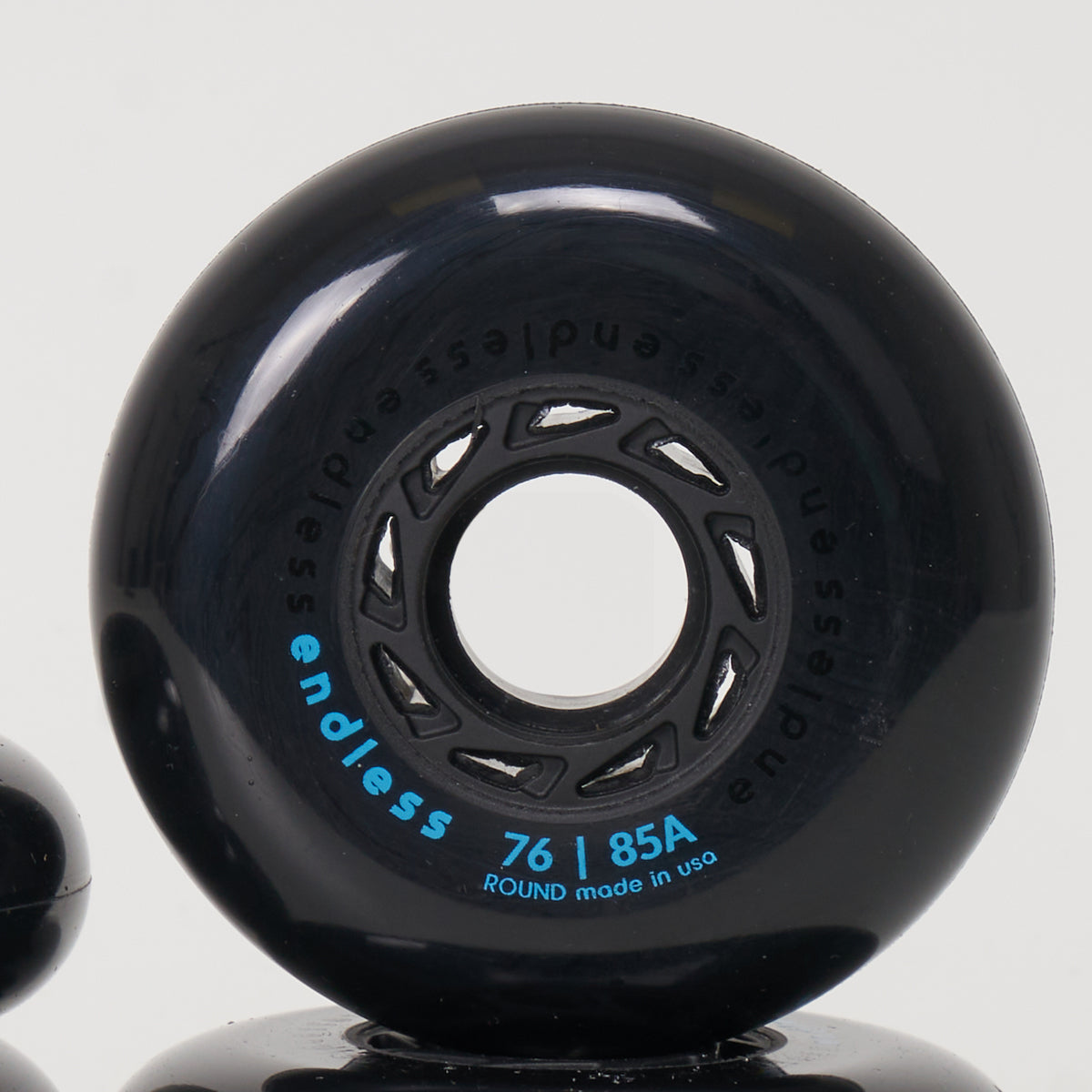 Endless 76mm Wheels - Black (Set of 4)