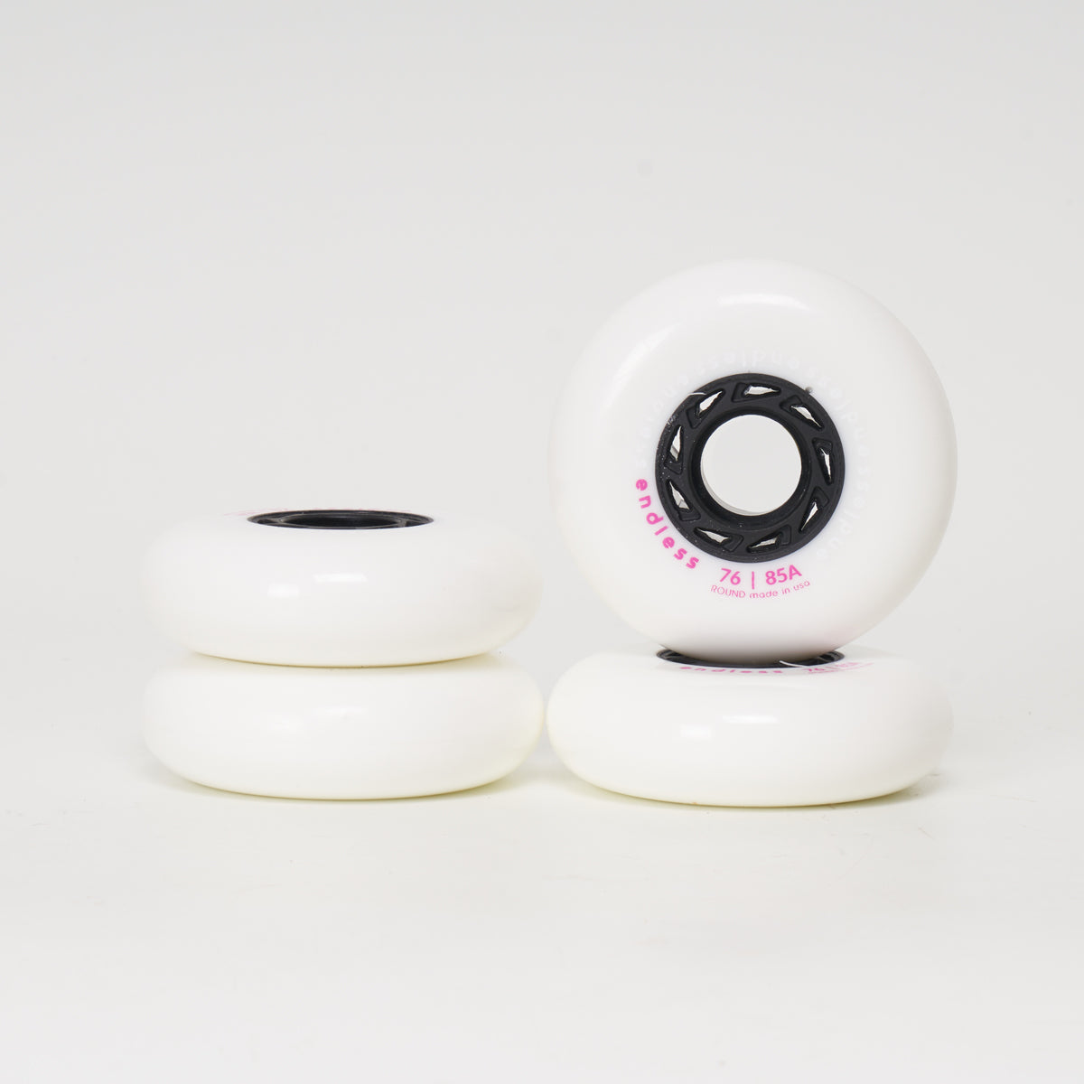 Endless 76mm Wheels - White (Set of 4)