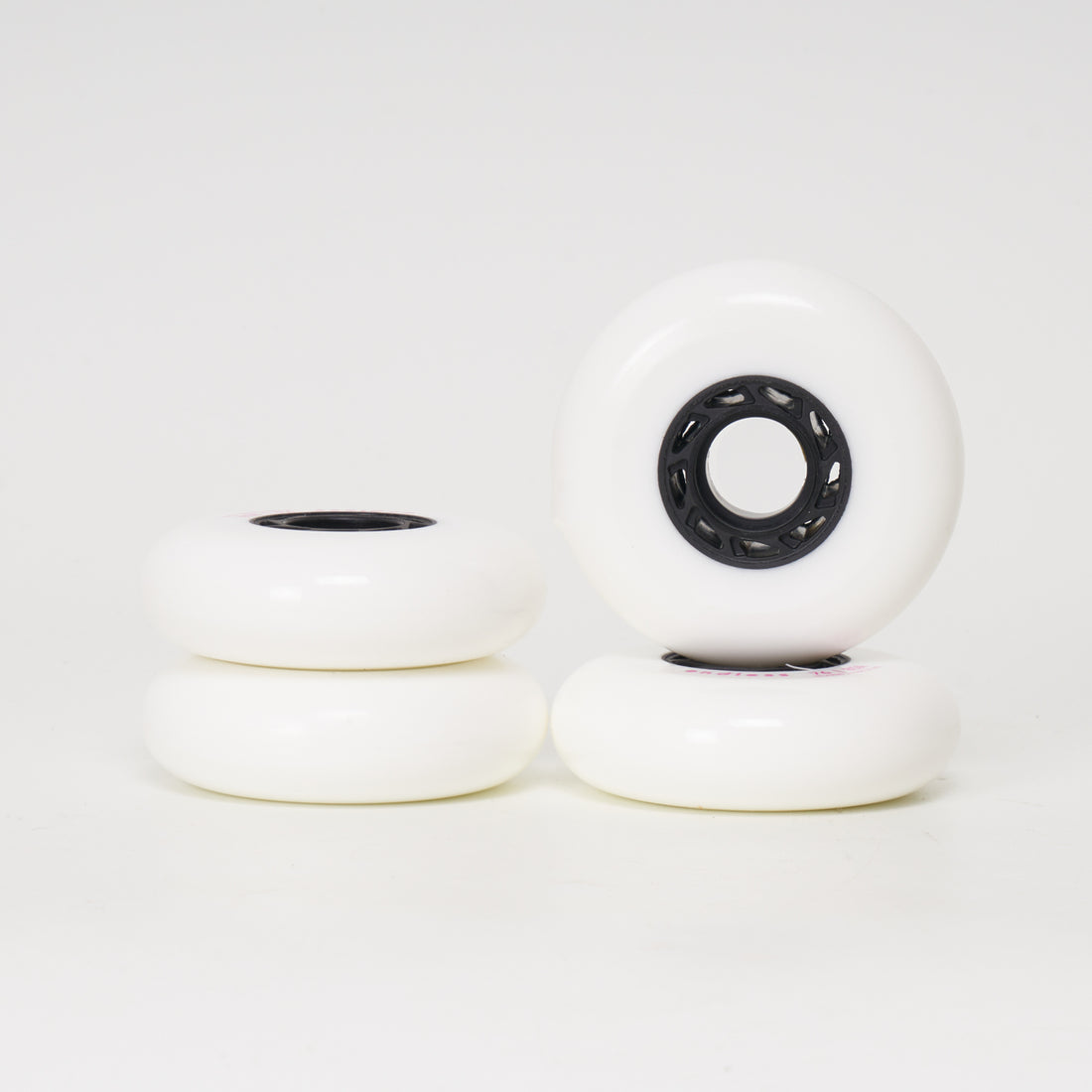 Endless 76mm Wheels - White (Set of 4) – Loco Skates